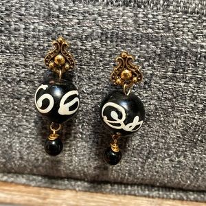 African Trade Bead Earrings